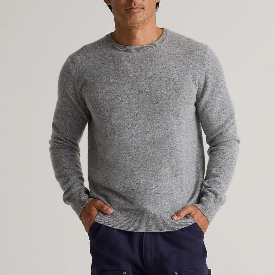 Luxurious Mongolian Cashmere Crewneck Pullover