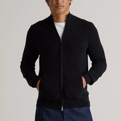 Full-Zip Sweater in Mongolian Cashmere