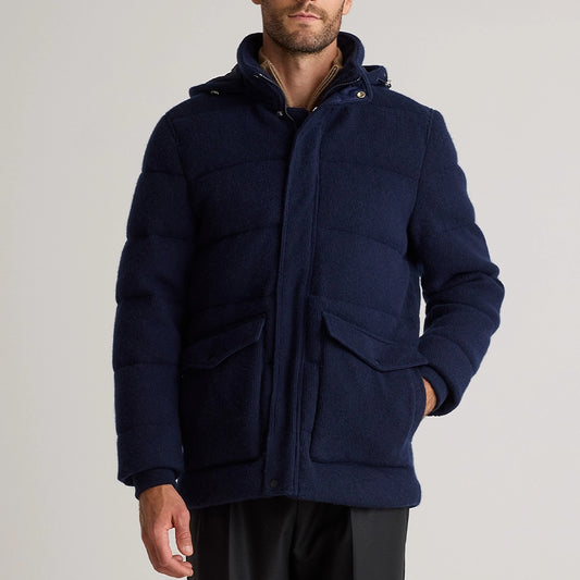 Luxurious Mongolian Cashmere Quilted Jacket